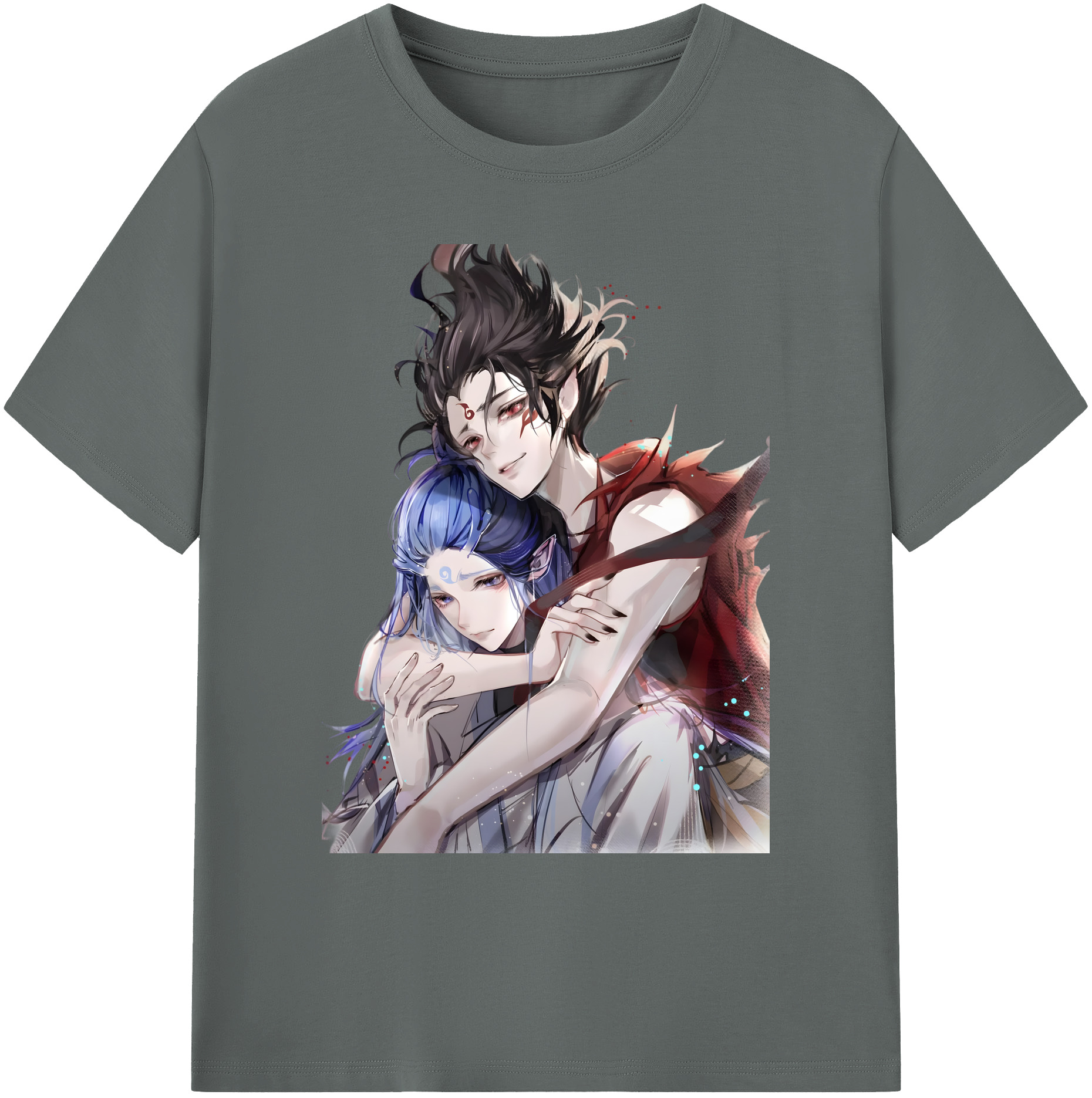 （画像用） Ne Zha 2 ナタ 魔童の大暴れ 綿100％ メンズ半袖Tシャツ｜肌触りやわらか＆通気性